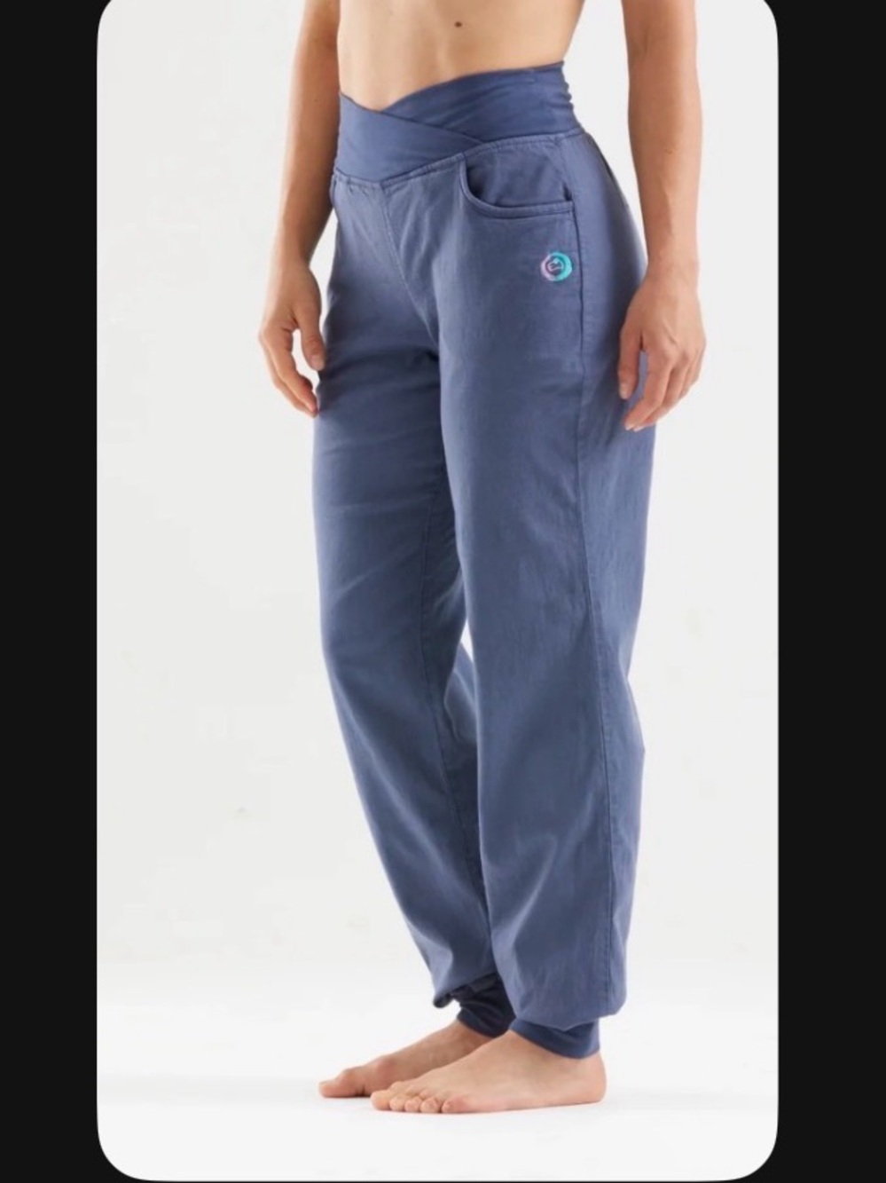 E9 Olivia-S Women's Rock Climbing Bouldering Pants Crossover Waist NWOT